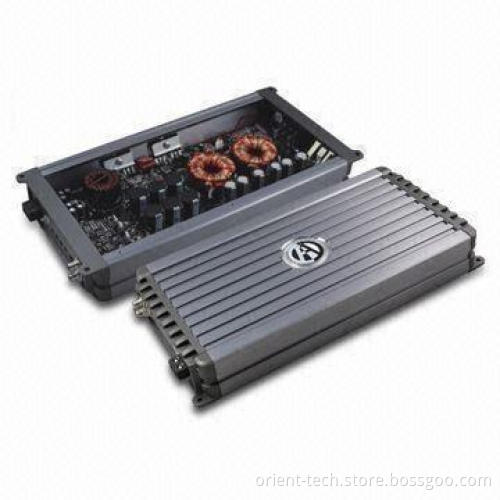 1,200W x 1CH at 1ΩRMS Class-D Monoblock Compact Car Amplifier with Remote Bass Control